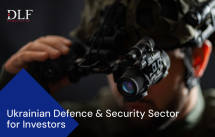 Ukrainian Defence & Security Sector for Investors - DLF law firm in Ukraine - cover